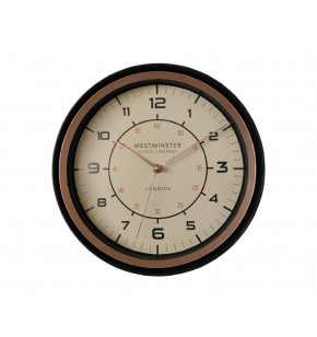 Ρολόι τοίχου πλαστικό 29.3 εκ. Oriana Ferelli 1208-A