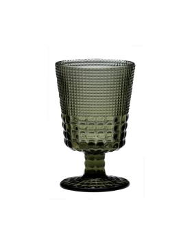 Ποτήρι κρασιού 250 ml Home Fashion Pearls Grey