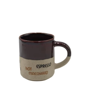 Κεραμική κούπα για cappuccino 200 ml Marva Letters 789055