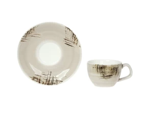 Φλυτζάνι πιάτο espresso 70 ml Cryspo Trio Country Beige