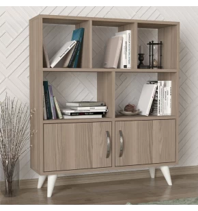 ΒΙΒΛΙΟΘΗΚΗ-ΡΑΦΙΕΡΑ Orbit GREY OAK 90*22*105 Fylliana 881-00-020