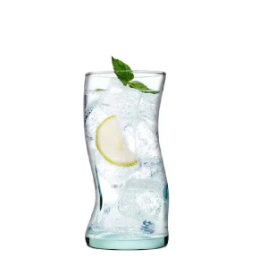 AMORF LONG DRINK 440CC H: 15 D: 7CM MADE OF RECYCLED GLASS Espiel SP420928K4