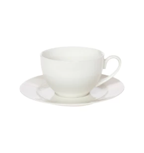 Φλυτζάνι πιατάκι τσαγιού 250 ml πορσελάνη Bone China Cryspo Silk Pure