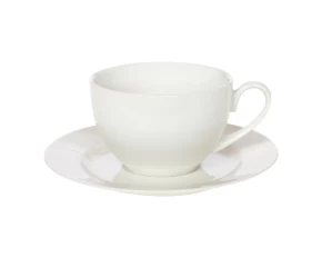 Φλυτζάνι πιατάκι τσαγιού 250 ml πορσελάνη Bone China Cryspo Silk Pure