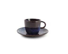 Φλυτζάνι πιατάκι espresso stoneware 90 ml Salt&Pepper Marrakech 850225
