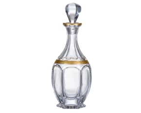 Κρυστάλλινη καράφα 800 ml Crystalite Bohemia Safari Gold