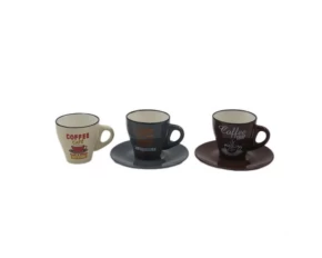 Σετ 6 φλυτζάνια πορσελάνη espresso 85 ml Marva 789041