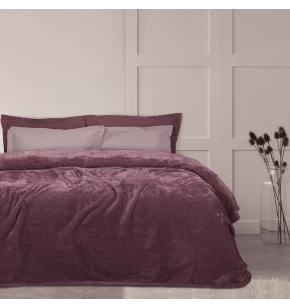 DAS HOME ΚΟΥΒΕΡΤΑ VELOUR MONH 1347 ΡΟΔΙ