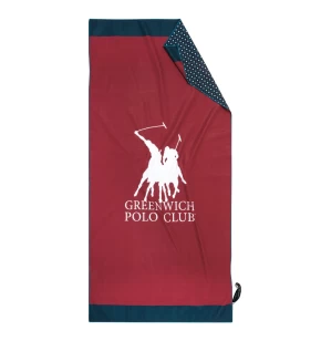 GREENWICH POLO CLUB ΠΕΤΣΕΤΑ ΘΑΛΑΣΣΗΣ 80Χ170 3873 ΚΟΚΚΙΝΟ, ΜΠΛΕ