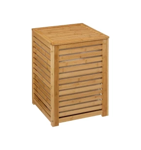 Ξύλινο καλάθι απλύτων bamboo 40x40x58 εκ. 65 lt 5five Sicela 160823