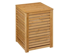 Ξύλινο καλάθι απλύτων bamboo 40x40x58 εκ. 65 lt 5five Sicela 160823