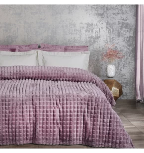 DAS HOME ΚΟΥΒΕΡΤΑ FLEECE 220Χ240 1358 DUSTY PURPLE