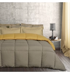 DAS HOME ΠΑΠΛΩΜΑ ΥΠΕΡΔΙΠΛΟ HAPPY 9643 DARK GREY, OCHRE