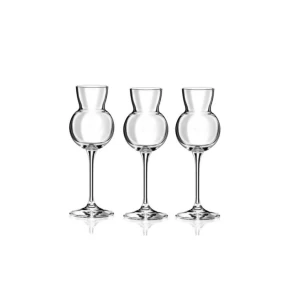 Σετ 6 κρυστάλλινα ποτήρια για grappa 110 ml RCR Invino