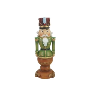 Πολυεστερική φιγούρα Xmas Nutcracker 7x7x20 εκ. Marva 856008